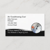 Airconditioning Service Moderne Visitekaartjes (Voorkant)