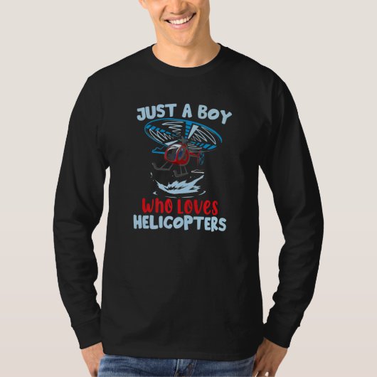 Aircraft Helicopter T-shirt (Voorkant)