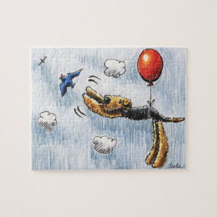 Aire-Balloon Airedale Terrier Legpuzzel