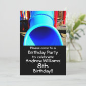 Aire de jeu ou parc Anniversaire Fête Invitation (Debout devant)