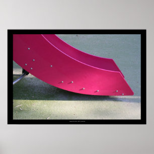 Aire de jeu pour enfants 28 Red Slide Poster