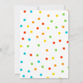 Aire de jeux Anniversaire Fête Invitation Parc En (Dos)