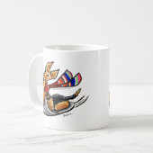 Aire-Sledding Airedale Terrier Koffiemok (Voorkant links)