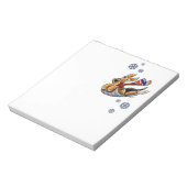 Aire-Sledding Airedale Terrier Notitieblok (Gedraaid)