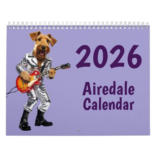 Airedale Calendar Kalender (Hoes)
