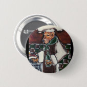 Airedale Chef Ronde Button 5,7 Cm (Voorkant /achterkant)