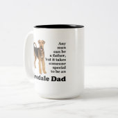Airedale Dad Mug (Devant gauche)