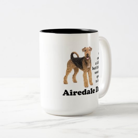 Airedale Dad Mug (Devant droit)