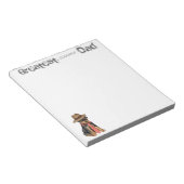 Airedale Dad Notitieblok (Schuin)