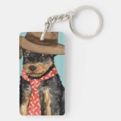 Airedale Dad Sleutelhanger (achterkant)