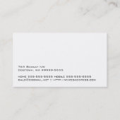 Airedale Dog Business Visitekaartje (Achterkant)