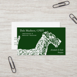 Airedale Dog Business Visitekaartje