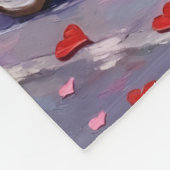 Airedale Dog Valentine's Day  Fleece Deken (Hoek)