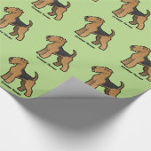 airedale doodsbanker cadeaupapier (Hoek)