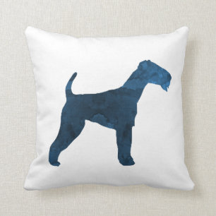 Airedale doodsbanker kussen