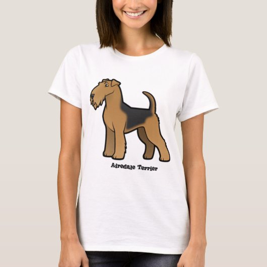 airedale doodsbanker t-shirt (Voorkant)