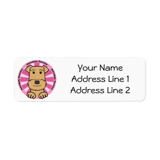 Airedale Etiket (Voorkant)
