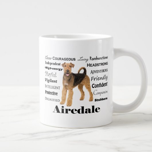 Airedale Jumbo Mug (Droite)