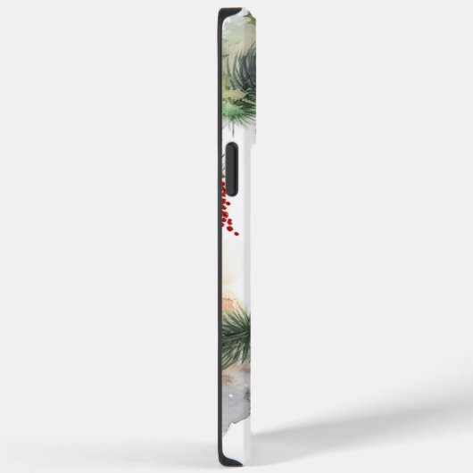 Airedale Kerstkrans Feestelijke Pup Case-Mate iPhone Case (Achterkant / Rechts)