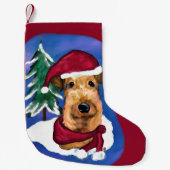 Airedale Kleine Kerstsok (Voorkant)