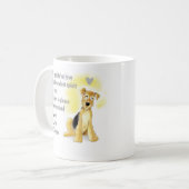 Airedale koffie mok (Voorkant links)