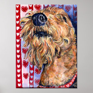 Airedale Love Poster