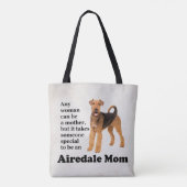 Airedale Mam Canvas tas (Achterkant)