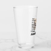 Airedale Mam Glass Tumbler (Rechts)