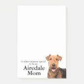 Airedale mam Post It Notes (Voorkant)