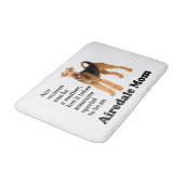 Airedale mama Bath Mat (Gekanteld)