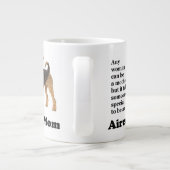Airedale Maman Jumbo Mug (Dos)