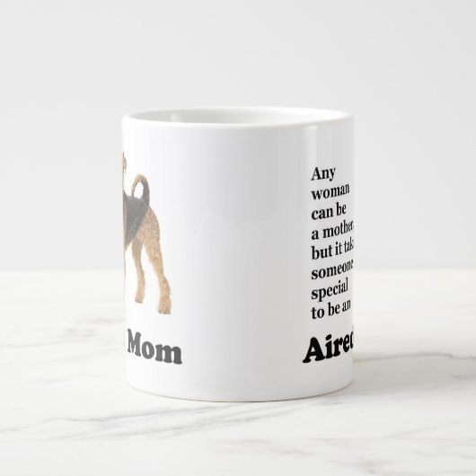 Airedale Maman Jumbo Mug (Devant)