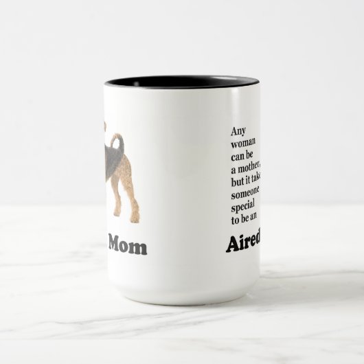 Airedale Maman Mug (Centre)