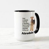 Airedale Maman Mug (Devant droit)