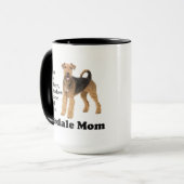 Airedale Maman Mug (Devant gauche)