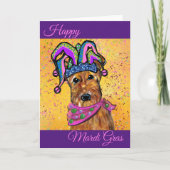 AIREDALE MARDI GRAS KAART (Voorkant)