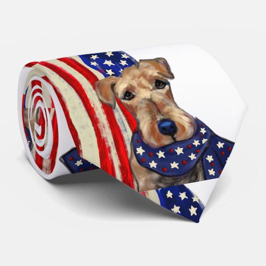 AIREDALE  STROPDAS (Opgerold)