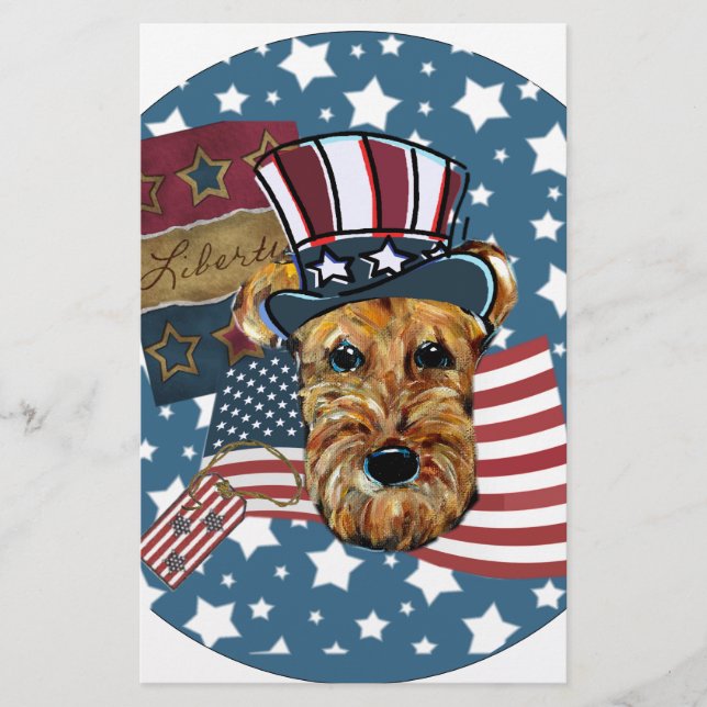 AIREDALE TERRIER (Voorkant)