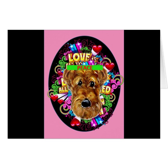 AIREDALE TERRIER (Voorkant Horizontaal)