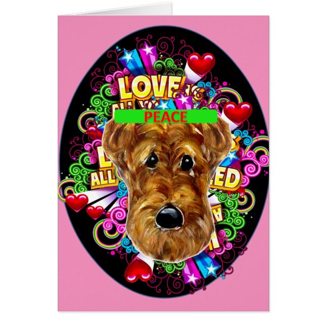 AIREDALE TERRIER (Voorkant)