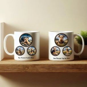 Airedale Terrier 6-Afbeelding koffie Mok ontwerp