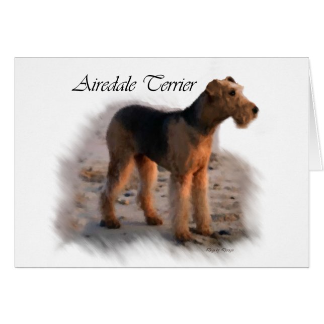 Airedale Terrier Art Gifts (Voorkant Horizontaal)