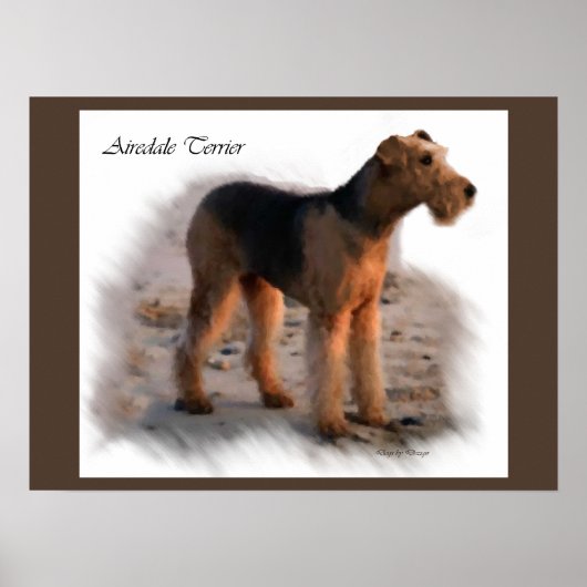Airedale Terrier Art Print Gifts (Voorkant)