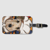 AIREDALE TERRIER BAGAGELABEL (Voorkant (horizontaal))