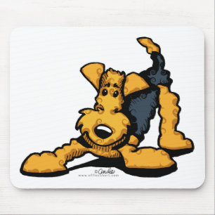 Airedale Terrier bij Play Muismat