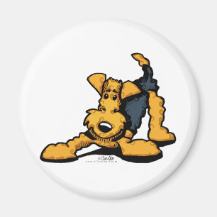 Airedale Terrier bij Spel Magneet