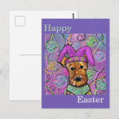 AIREDALE TERRIËR BRIEFKAART (Voorkant / Achterkant)