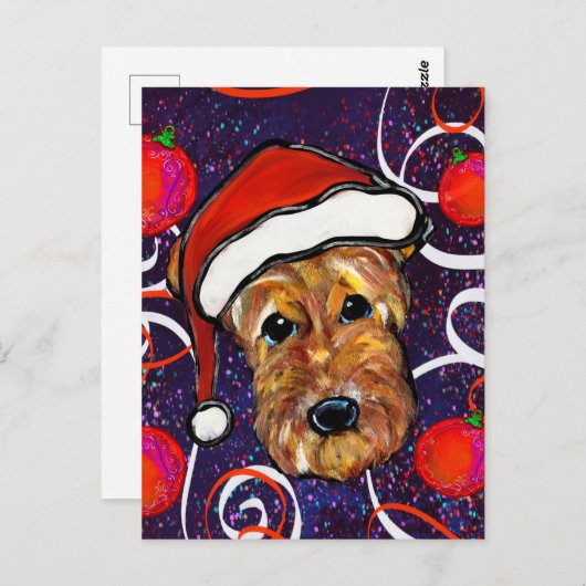 AIREDALE TERRIER BRIEFKAART (Voorkant / Achterkant)