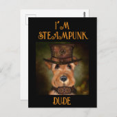 AIREDALE TERRIER BRIEFKAART (Voorkant / Achterkant)