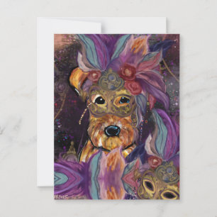 AIREDALE TERRIËR BRIEFKAART